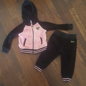 Juicy Couture fleece outfit 18m